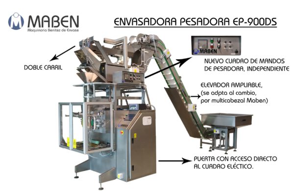 envasadora e 900ds para medias producciones (serie 900)